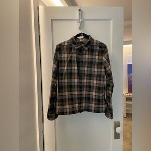 Pendleton Checkered Shirt in Black, Gray, and Pink